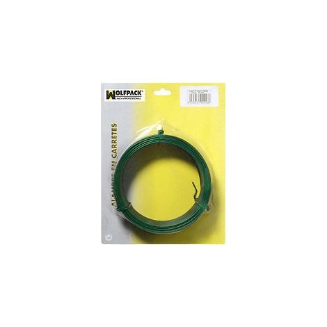 Filo plastificato 1,2 mm. Verde (Rotolo 50 metri)