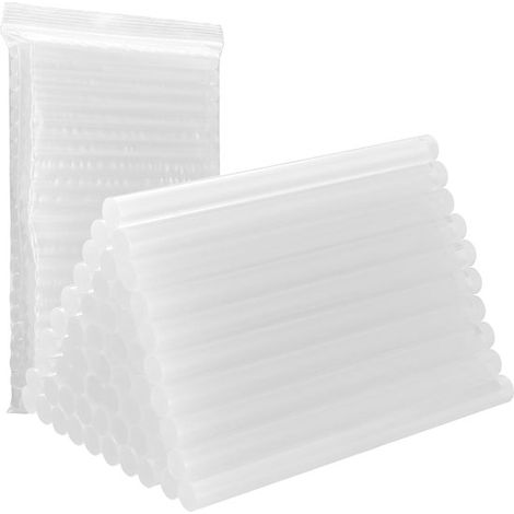 49-teilige Klebekartuschen 11 mm x 200 mm Transparente schnelltrocknende Nachfüllpackungen für Heißklebepistolen für Heimwerker und (1/5)