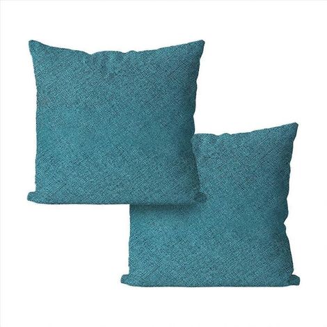 Lot de 4 housses de coussin décoratives imperméables d'extérieur 45 x 45 cm (1/5)