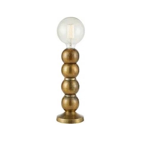 Markslojd Gong 108780 Lampada da tavolo dorata trasparente 33 cm