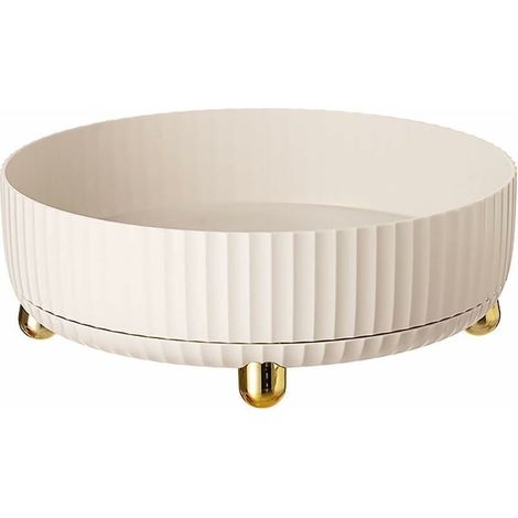 Étagère De Rangement Rotative, Organisateur De Plateau Rotatif À 360 °, Étagère À Épices Rotative, Plateau Rotatif De Cuisine Antidérapant Pour L'organisation Et Le Stockage De La Cuisine (1/4)