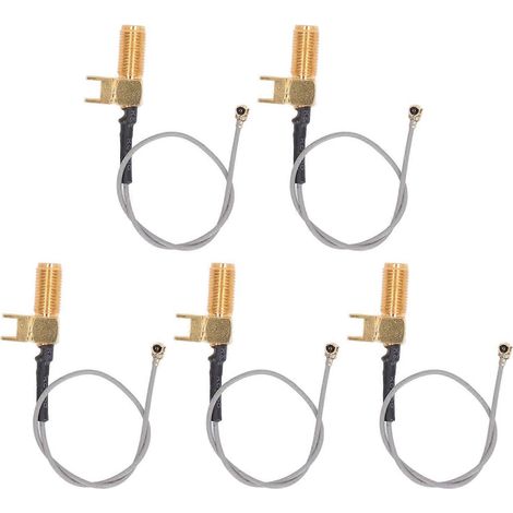 Stück IPEX-Anschlusskabel IPX auf SMA-Buchse Netzwerk-Antennenverlängerungskabel 50 Ohm