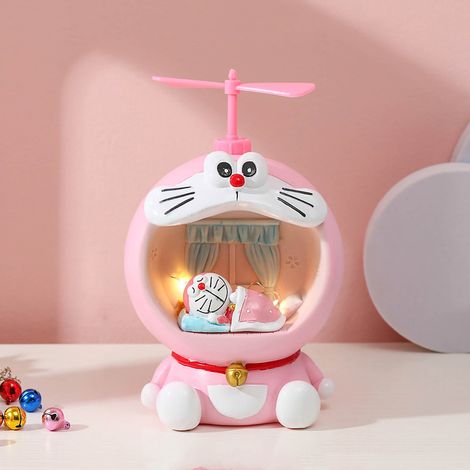 Veilleuse Tirelire Enfant - Lampe de Chevet Mignonne en Résine pour Économiser Pièces - Idée Cadeau (1/5)