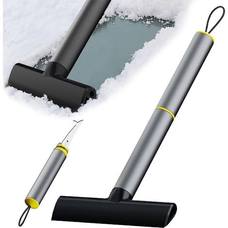 Eiskratzer fürs Auto, Eiskratzer für die Windschutzscheibe, abnehmbar, 2-in-1-Eiskratzer, Werkzeug zum Enteisen und Entfernen von Schnee von der Windschutzscheibe (1/5)