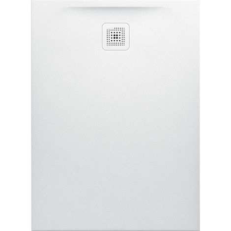 Receveur de douche LAUFEN PRO rectangulaire, écoulement sur le côté court 1100 x 800 x 33 mm blanc mat LAUFEN