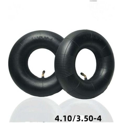 2 pièces pneus tubulaires série 4.10/3.50-4 pouces pour diable, chariot, charrette à bras, chariot de jardin, tondeuse à gazon, tube de remplacement 4.10-4 - LKBD