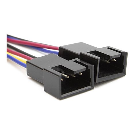 Cable alimentacion divisor pwm ventilador 4 pines 0.30 M Multicolor (1/4)