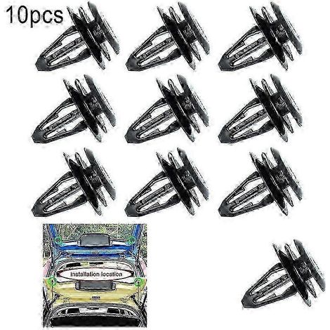 10x Befestigungsclips für Gepäckraumabdeckung hinten (MG ZS MG3) Edition 0618
