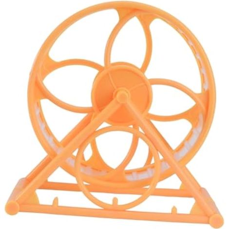 Roue d'exercice silencieuse pour hamster, jouet d'intérieur pour cages de petits animaux. (1/5)