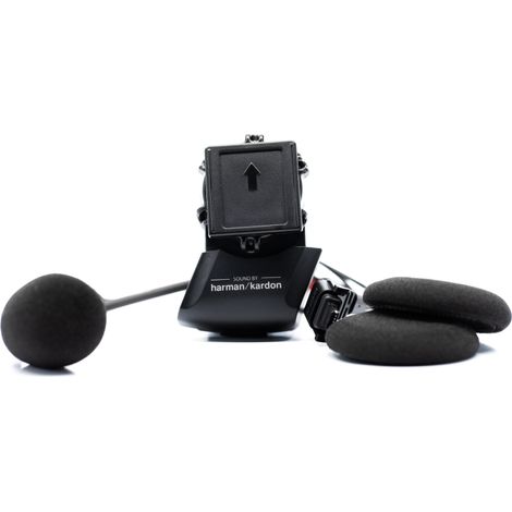 Ensemble de pince de fixation - Sena - 50C - Noir - Taille unique - Oreillettes micro