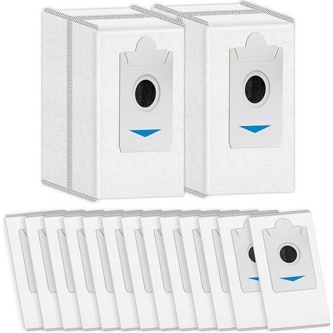 (15 Pièces) X2 Omni Sacs à Poussière de Remplacement Compatibles Avec l&39aspirateur Robot ECOVACS DEEBOT X5 Omni/ X5 Pro Omni/ (1/5)