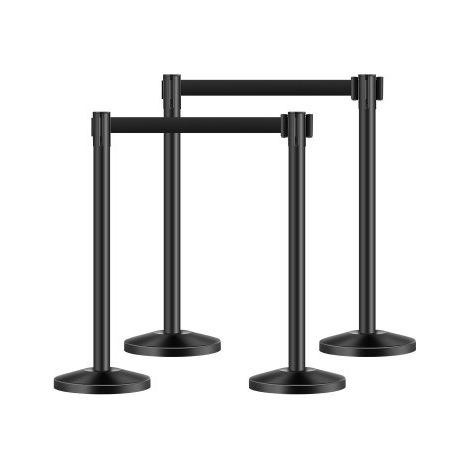 Poteau de guidage - 4 pcs barrière de balisage pour contrôle de (1/5)