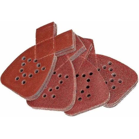 40 feuilles abrasives pour souris pour ponceuse Black and Decker Detail Palm Sander Tous les grades 40 Mixed Grit Pack 40 60 80 120 Grits 12 Holes-PR (1/4)