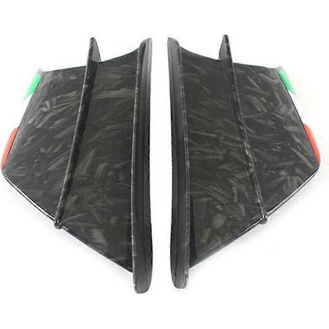 Déflecteur d'air universel en fibre de carbone pour ailerons de DUCATI 899 959 1199 1299 PANIGALE V4 R/S V2 (1/5)