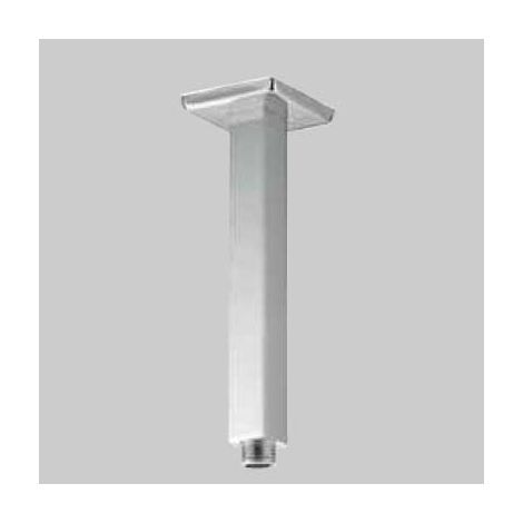 BRACCIO DOCCIA VERTICALE QUADRO  1/2 cm 20 in Ottone     MADE IN ITALY