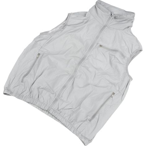 Vêtements de climatisation avec ventilateurs, gilet rafraîchissant d'été à capuche pour le travail en extérieur et la pêche, taille XXL (1/5)