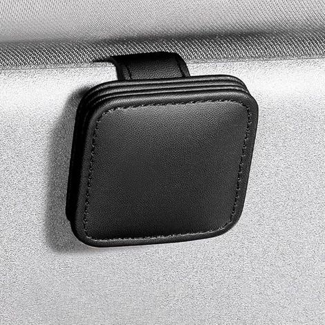 Montures de lunettes de voiture à vendre, adaptées pour Toyota CHR Corolla Corolla Ralink Camry cadre solaire clip lunettes rangement pare-soleil accessoires intérieurs (noir 6,36,3 cm) (1/4)