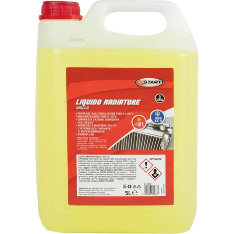 Liquido radiatore giallo 5L -22grC per motori monoblocco in alluminio (1/3)
