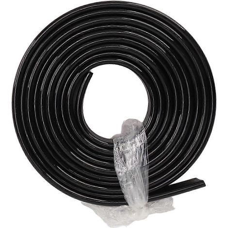 Tuyau d'encre flexible 6 lignes, Ø ext. 5mm, Ø int. 3mm, longueur 3 mètres, compatible imprimantes jet d'encre photo et UV, noir. (1/5)