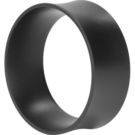 Anneaux doseurs de café de 58 mm en alliage d'aluminium noir, empêchant la dispersion de la poudre de café, pour machine à café. (1/5)