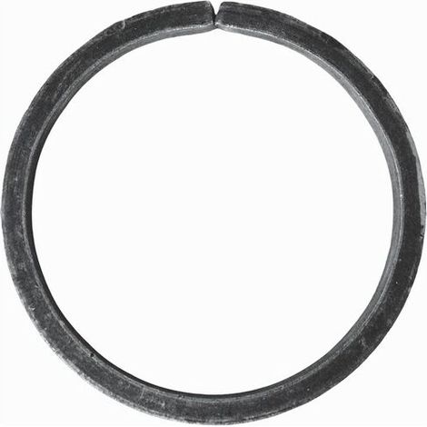 Cercle non soudé - Diamètre 110mm fer plat de 16x4mm - Fer forgé - à souder - (1/5)