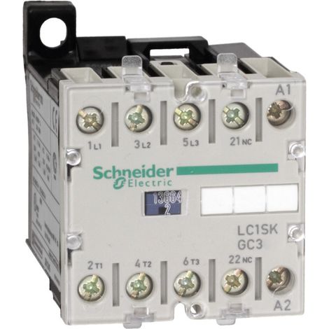 TeSys LC1SK contacteur 3P AC-3 400V 9A bobine 230Vca SCHNEIDER LC1SKGC310P7