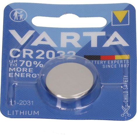 VARTA CR 2032 Lithium-Knopfzelle 3V 100 Stück 1er Blister (1/5)