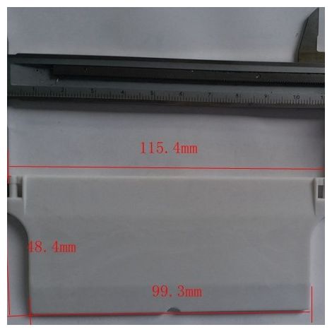 Panneau de base pour store vertical, lames de 100 mm (3,93 pouces), accessoires pour store vénitien à 10 panneaux. (1/5)