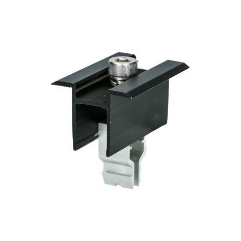 PINCE Fixation SOLAIR 35X55 Aluminium Noir IN (1/3)