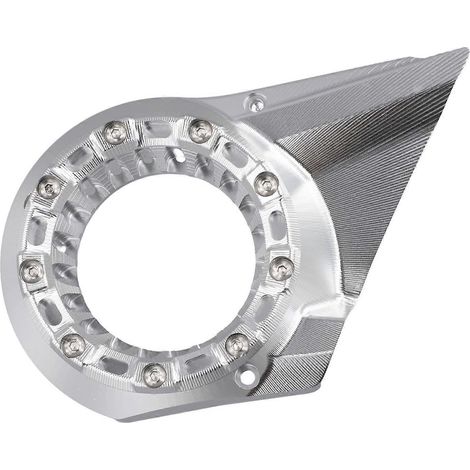 Bouchon de moteur, couvercle d'admission d'air, vitre d'inspection, protection de boîte de transmission, bouchon de moteur argenté pour Vespa (1/5)