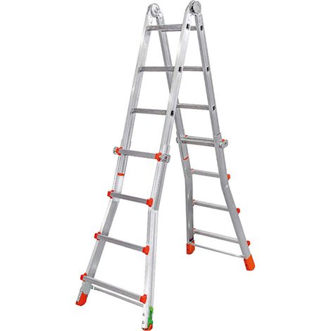 Teleskopleiter 2.88m lang - 4 x 3 Sprossen - BKPL/1