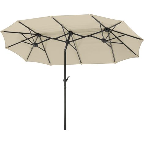 Schneider Schirme 746 – 02, Ombrello Salerno, colore: naturale, rettangolare, 300 x 150 cm (1/5)