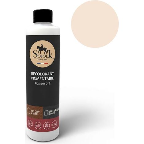 Pintura Cuero/Símil Cuero (250ml, RAL 1013) - SOFOLK - Mantenimiento para Asiento y Volante de Coche, Sofá, Zapato (1/5)