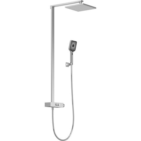 Steinberg Serie 390 sistema de ducha, termostato, 2 consumidores,