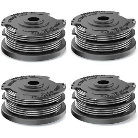 4 bobine di filo per bobine per decespugliatore Bosch, bobina di filo di ricambio in nylon per decespugliatori Bosch F016800351 ART 24, 27, 30 e ART 30-36 LI (6,1 m x Ø1,65 mm) --INHHUB (1/4)