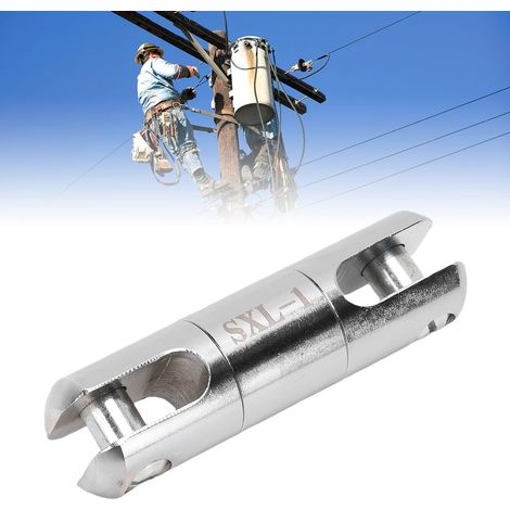 Émerillon de tirage de câble de 1 tonne en acier inoxydable avec roulement à billes pour câble électrique et câbles domestiques