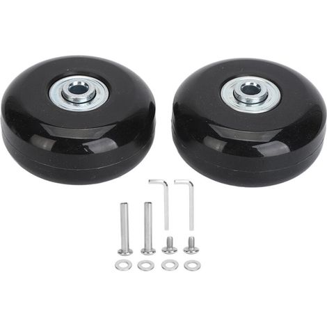 universelle Ersatzrollen für Koffer, 56 x 24 mm – Reparaturset für Gummilenkräder mit Werkzeug (1/5)