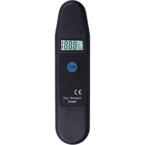Manomètre Pression Pneus - Numérique - Précision ±0,1 Bar - Écran LCD Rétroéclairé - Compatible Voiture Moto Vélo Camion - 1 Pièce