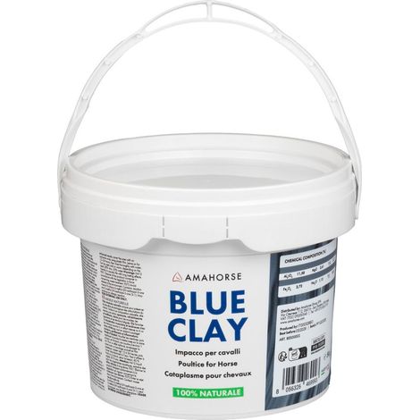 Blue Clay 5 kg pasta minerale naturale a base di argilla per muscoli e articolazioni del cavallo dopo l'attività fisica (1/4)