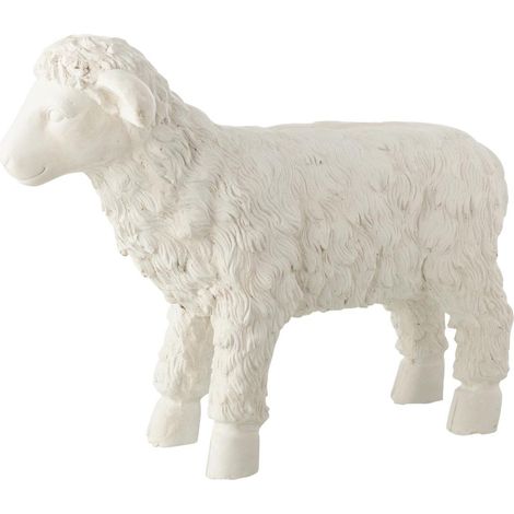 Statue Déco Extérieur "Mouton" 70cm Beige (1/3)