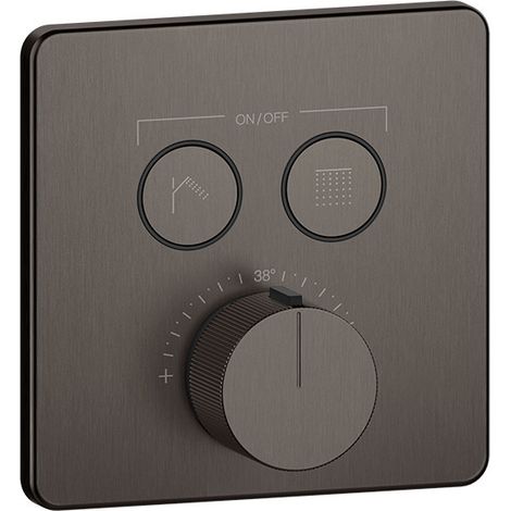 Juego de termostato preinstalado Gessi Hi-Fi con botón de