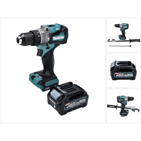 Perceuse-visseuse à percussion sans fil Makita HP 001 GD1 40 V max. 140 Nm XGT Brushless + 1 batterie 2,5 Ah - sans chargeur (1/5)