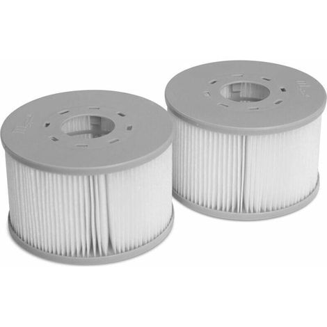 Lot de 2 filtres MSPA V2 pour spas gonflables Fjord, Kili, Camaro, Mono, Aurora et Tekapo - 2 Cartouches filtrantes de remplacement pour spa gonflable mspa (1/3)