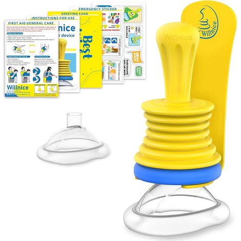 FLITI Portable Anti-Choking Mask, Emergency Kit for Home and Travel, Easy to Use (1/5)