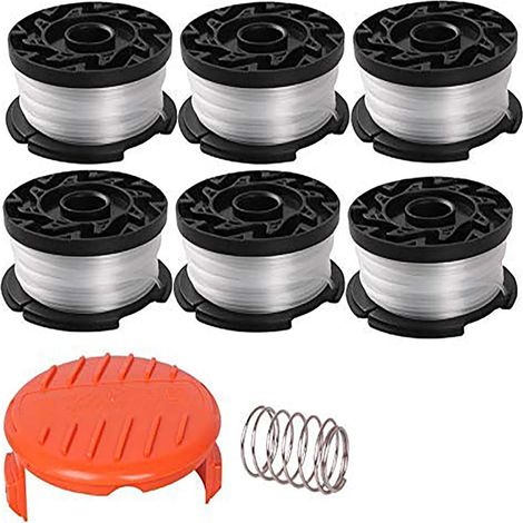 BLACK+DECKER AF-100-3ZP 6+1+1 Kit: Replacement Spool, Nylon Trimmer Head, Cutting Line (1/5)