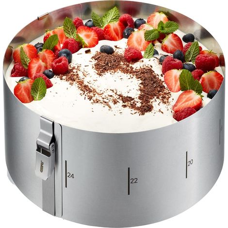 Anello per Torte TONDO CLIP D 15.5 cm H 10 cm Gefu