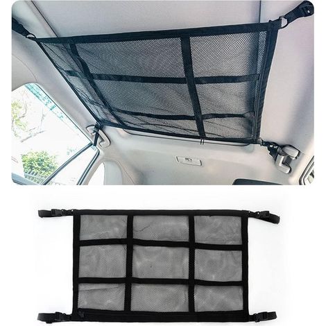 Red portaequipajes de doble cara para techo de SUV y coche - Red de almacenamiento que ahorra espacio (1/5)
