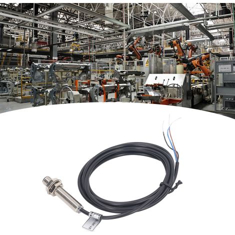 BERM@Verkauft in 4er-Packs: BEM-LJ8A3-1-Z/BX Induktiver Näherungsschalter mit 8 mm Durchmesser flachem Kopf, Metallgehäuse, normalerweise offener (NO) Dreidraht-NPN-DC-Kontakt, 6-36 V DC, 1 mm Erfassu (1/5)