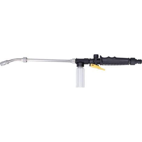 Nettoyeur à jet haute pression, super puissant, impact, pulvérisateur à mousse réglable et amovible, adapté à l'arrosage du jardin et au lavage de voiture, 56 cm (1/4)