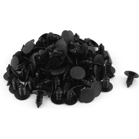 Clip De Fixation En Plastique Noir Pour Garde-Boue Auto (1/5)
